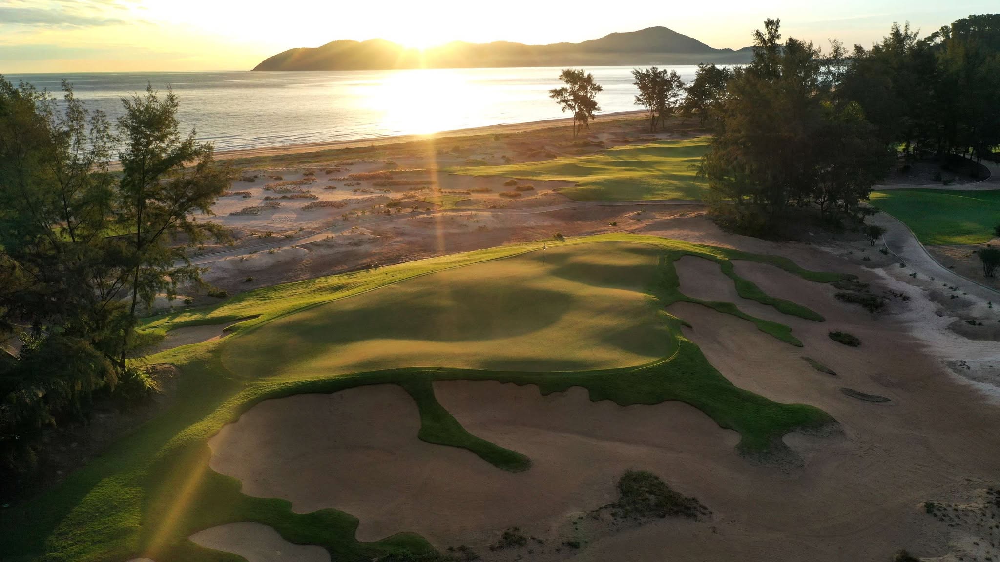 Laguna Golf Lăng Cô · aerial view