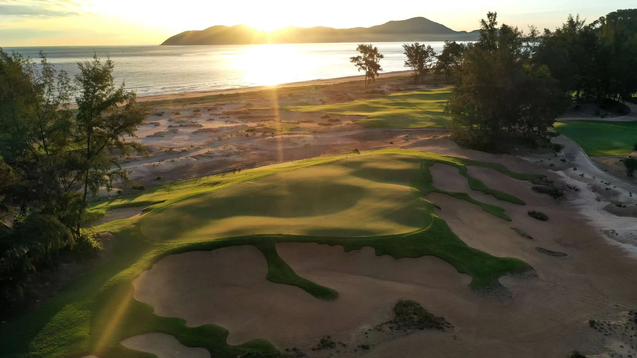 Laguna Golf Lăng Cô · aerial view
