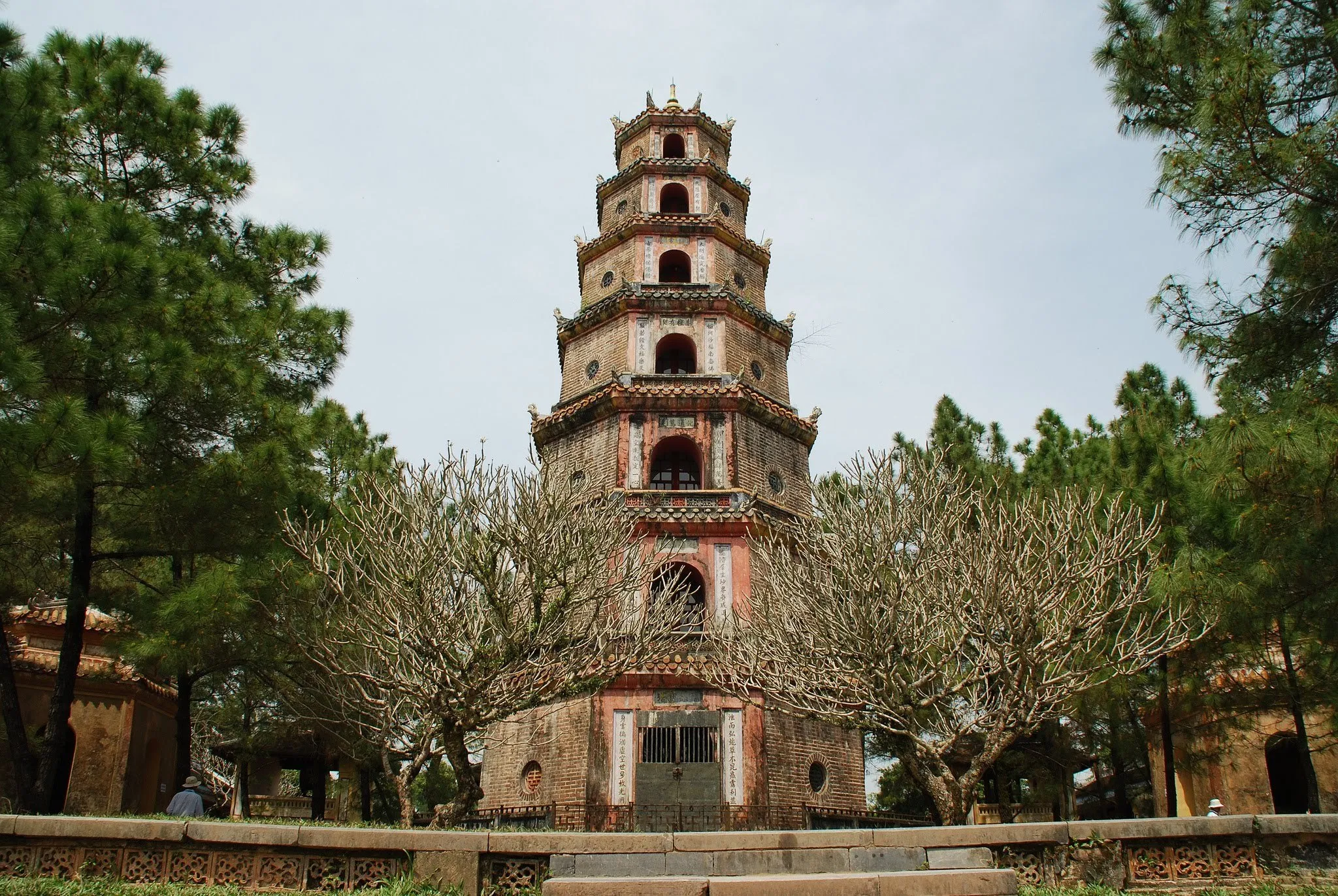 Seven-storey Phuoc Duyen tower at Thien Mu Pagoda, Hue